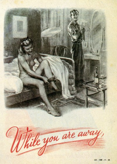 Propaganda irónica contra los ingleses. Mientras estás fuera. 1940 de Unknown